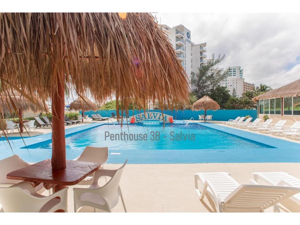 2 Story Oceanfront Penthouses On Cancun Beach! ภายนอก รูปภาพ